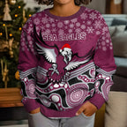 custom-sea-eagles-rugby-christmas-kid-ugly-christmas-sweater-merry-xmas-2023-mix-aboriginal-art