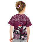custom-sea-eagles-rugby-christmas-kid-t-shirt-merry-xmas-2023-mix-aboriginal-art