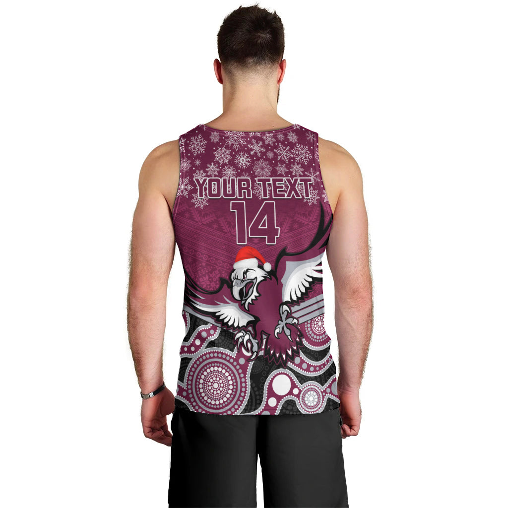 custom-sea-eagles-rugby-christmas-men-tank-top-merry-xmas-2023-mix-aboriginal-art