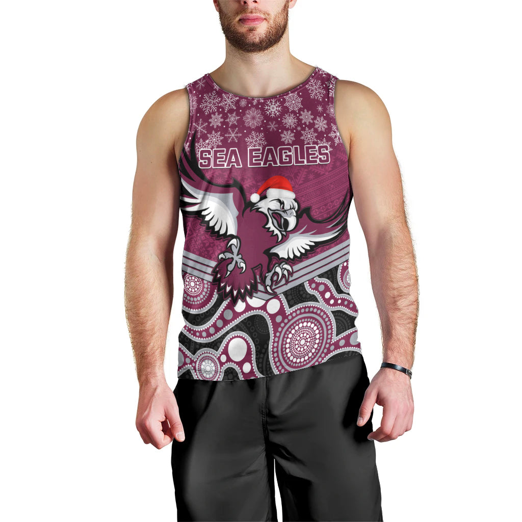 custom-sea-eagles-rugby-christmas-men-tank-top-merry-xmas-2023-mix-aboriginal-art