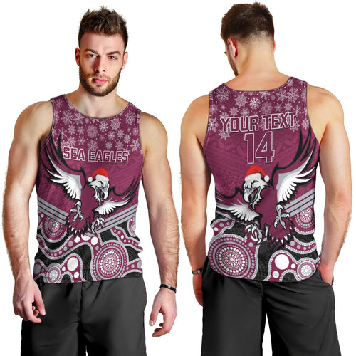 custom-sea-eagles-rugby-christmas-men-tank-top-merry-xmas-2023-mix-aboriginal-art