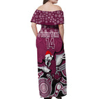 custom-sea-eagles-rugby-christmas-off-shoulder-maxi-dress-merry-xmas-2023-mix-aboriginal-art