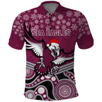 custom-sea-eagles-rugby-christmas-polo-shirt-merry-xmas-2023-mix-aboriginal-art