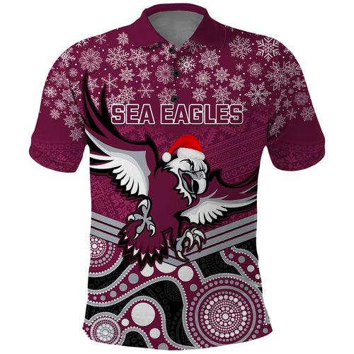 custom-sea-eagles-rugby-christmas-polo-shirt-merry-xmas-2023-mix-aboriginal-art