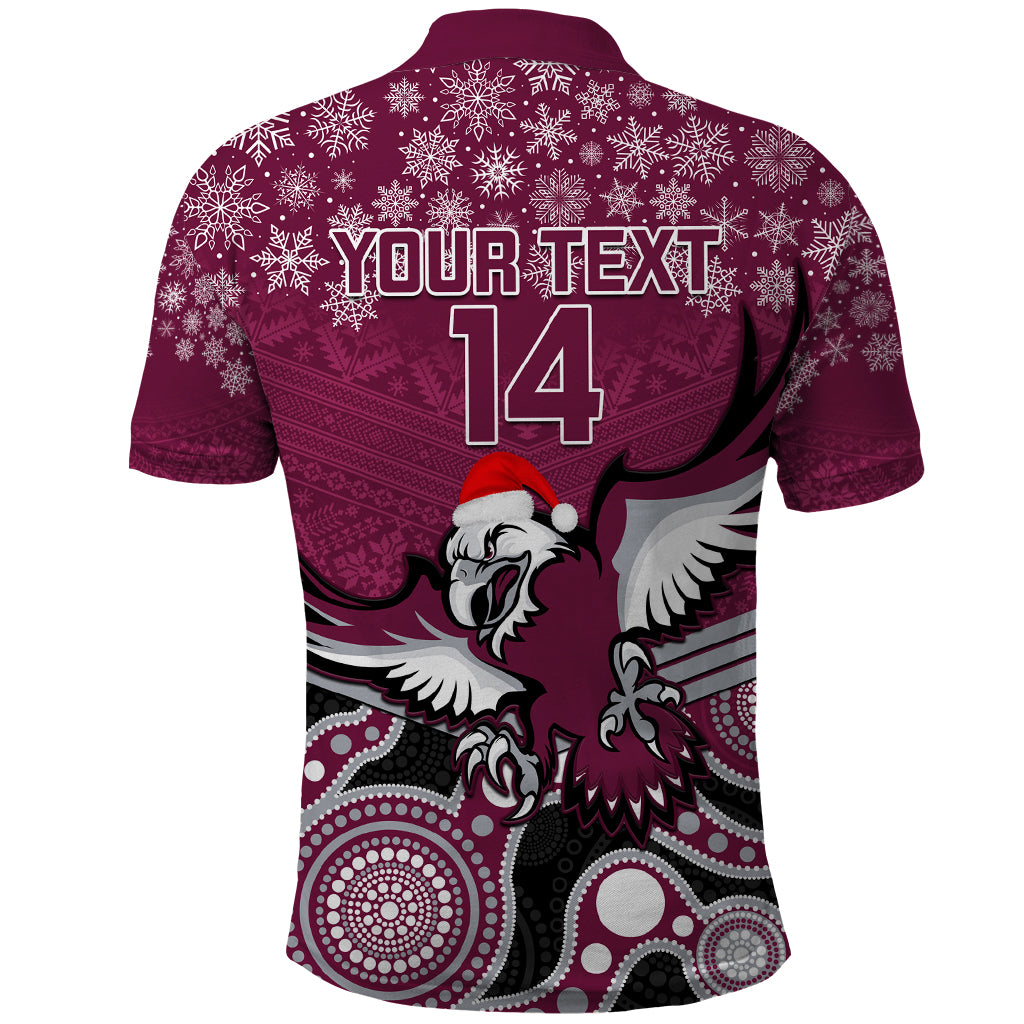 custom-sea-eagles-rugby-christmas-polo-shirt-merry-xmas-2023-mix-aboriginal-art