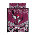 custom-sea-eagles-rugby-christmas-quilt-bed-set-merry-xmas-2023-mix-aboriginal-art