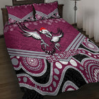 custom-sea-eagles-rugby-christmas-quilt-bed-set-merry-xmas-2023-mix-aboriginal-art