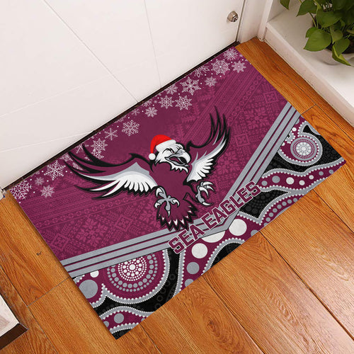 custom-sea-eagles-rugby-christmas-rubber-doormat-merry-xmas-2023-mix-aboriginal-art