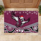 custom-sea-eagles-rugby-christmas-rubber-doormat-merry-xmas-2023-mix-aboriginal-art