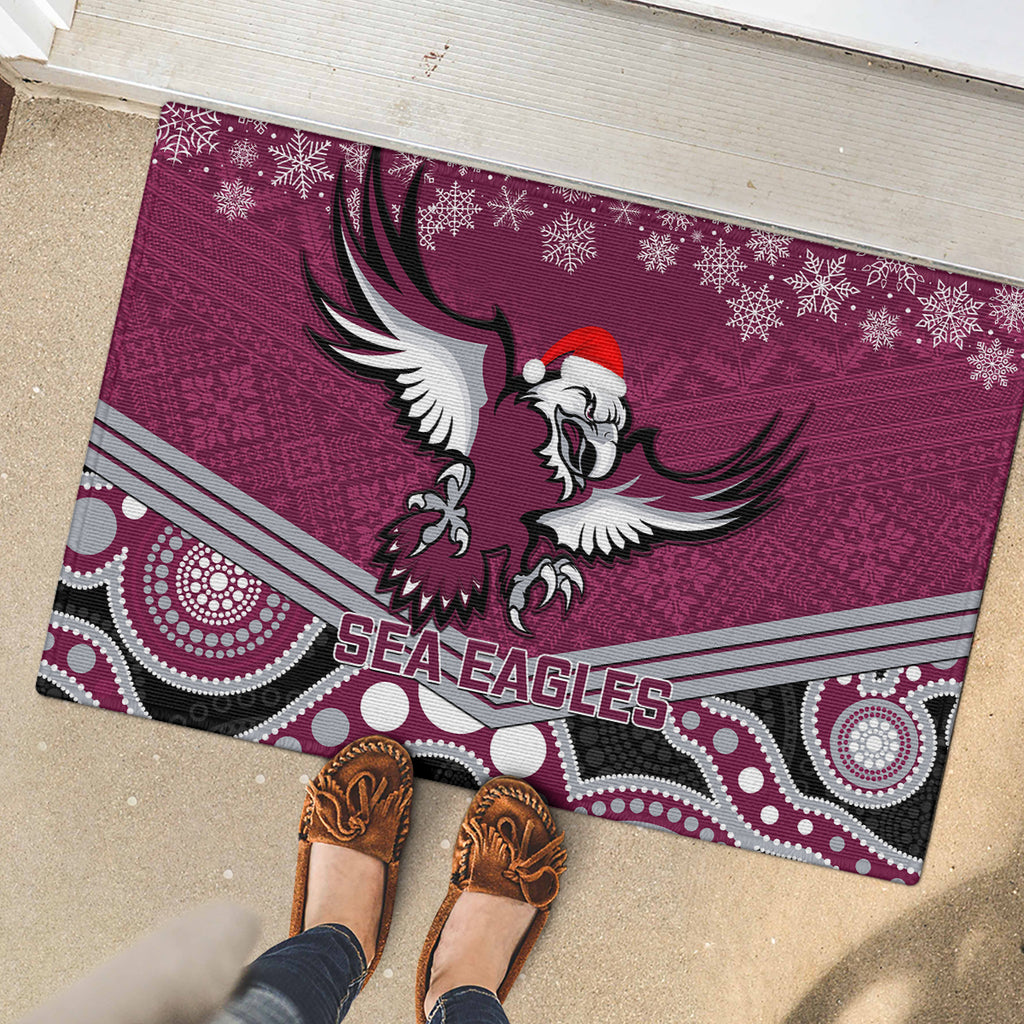 custom-sea-eagles-rugby-christmas-rubber-doormat-merry-xmas-2023-mix-aboriginal-art