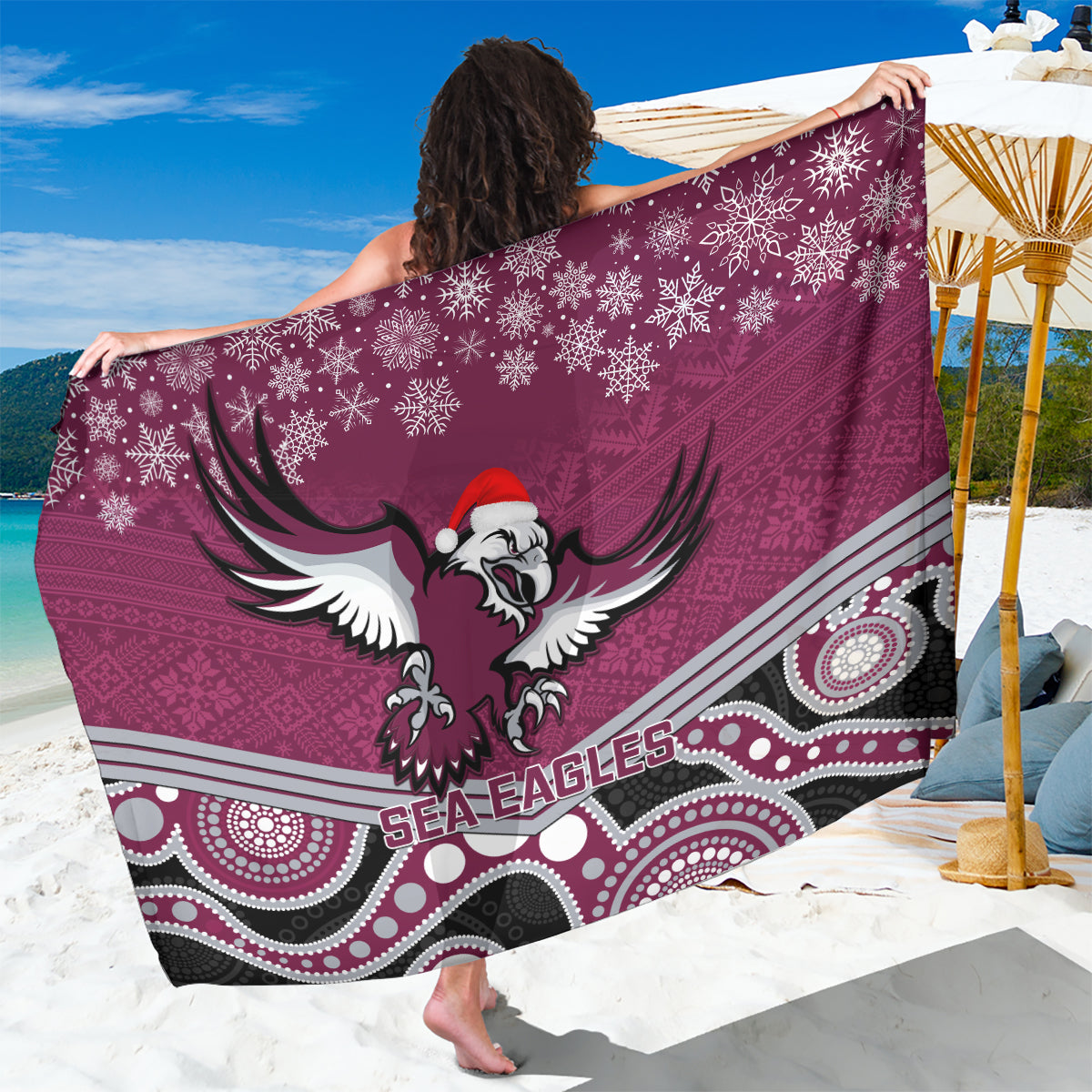 custom-sea-eagles-rugby-christmas-sarong-merry-xmas-2023-mix-aboriginal-art