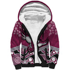 custom-sea-eagles-rugby-christmas-sherpa-hoodie-merry-xmas-2023-mix-aboriginal-art