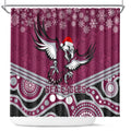 custom-sea-eagles-rugby-christmas-shower-curtain-merry-xmas-2023-mix-aboriginal-art