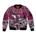 custom-sea-eagles-rugby-christmas-sleeve-zip-bomber-jacket-merry-xmas-2023-mix-aboriginal-art
