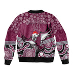 custom-sea-eagles-rugby-christmas-sleeve-zip-bomber-jacket-merry-xmas-2023-mix-aboriginal-art