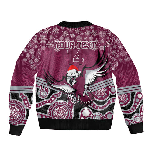custom-sea-eagles-rugby-christmas-sleeve-zip-bomber-jacket-merry-xmas-2023-mix-aboriginal-art