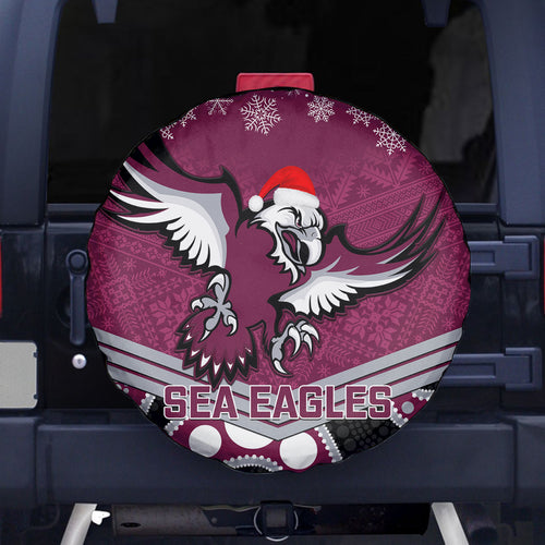 custom-sea-eagles-rugby-christmas-spare-tire-cover-merry-xmas-2023-mix-aboriginal-art