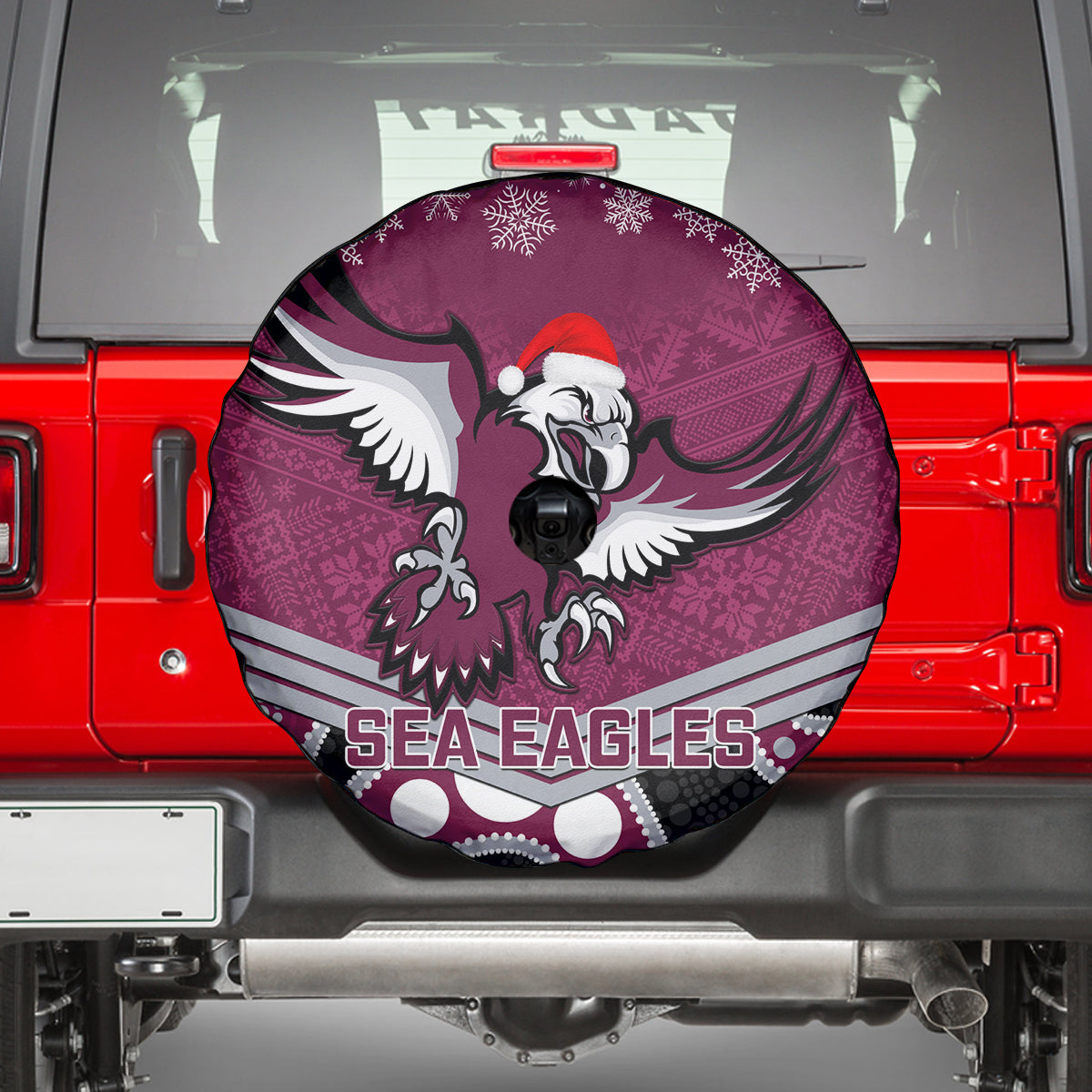 custom-sea-eagles-rugby-christmas-spare-tire-cover-merry-xmas-2023-mix-aboriginal-art