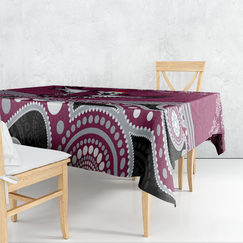 custom-sea-eagles-rugby-christmas-tablecloth-merry-xmas-2023-mix-aboriginal-art