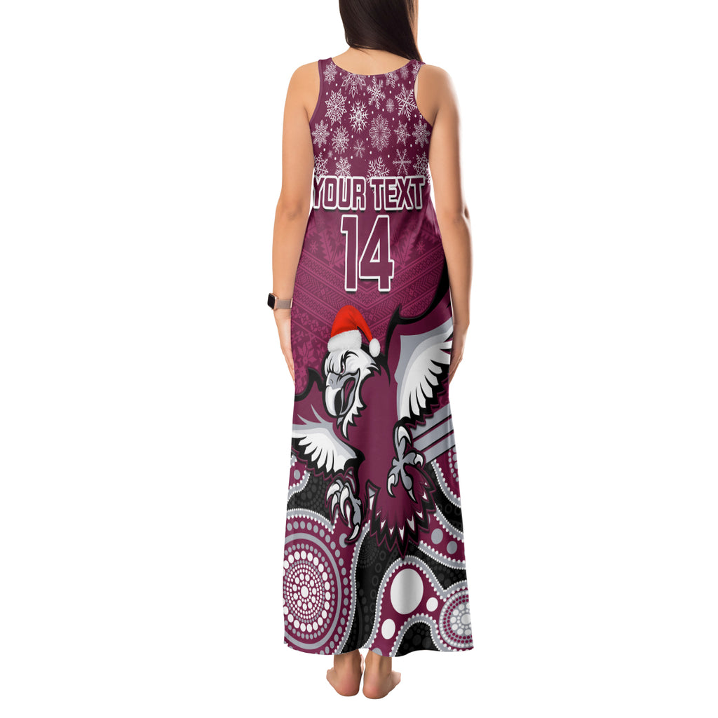custom-sea-eagles-rugby-christmas-tank-maxi-dress-merry-xmas-2023-mix-aboriginal-art