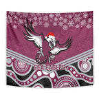 custom-sea-eagles-rugby-christmas-tapestry-merry-xmas-2023-mix-aboriginal-art