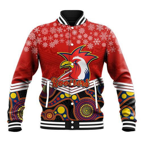 custom-roosters-rugby-christmas-baseball-jacket-merry-xmas-2023-mix-aboriginal-art
