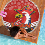 custom-roosters-rugby-christmas-beach-blanket-merry-xmas-2023-mix-aboriginal-art