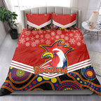 custom-roosters-rugby-christmas-bedding-set-merry-xmas-2023-mix-aboriginal-art