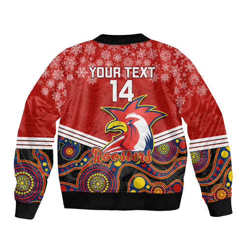 custom-roosters-rugby-christmas-bomber-jacket-merry-xmas-2023-mix-aboriginal-art