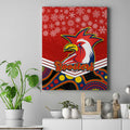 custom-roosters-rugby-christmas-canvas-wall-art-merry-xmas-2023-mix-aboriginal-art