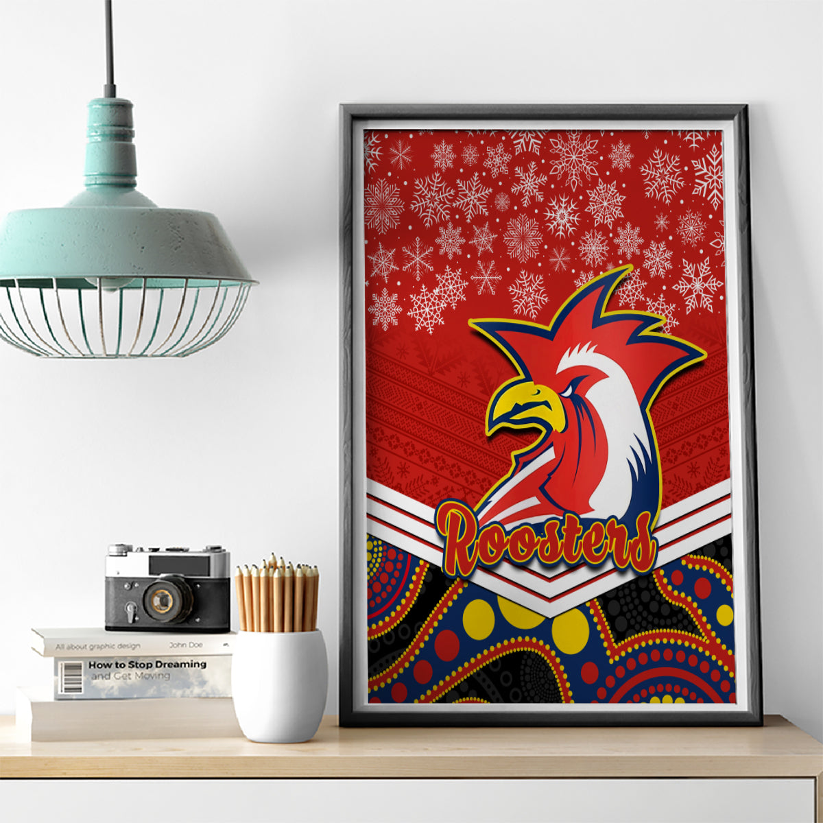 custom-roosters-rugby-christmas-canvas-wall-art-merry-xmas-2023-mix-aboriginal-art