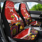 custom-roosters-rugby-christmas-car-seat-cover-merry-xmas-2023-mix-aboriginal-art