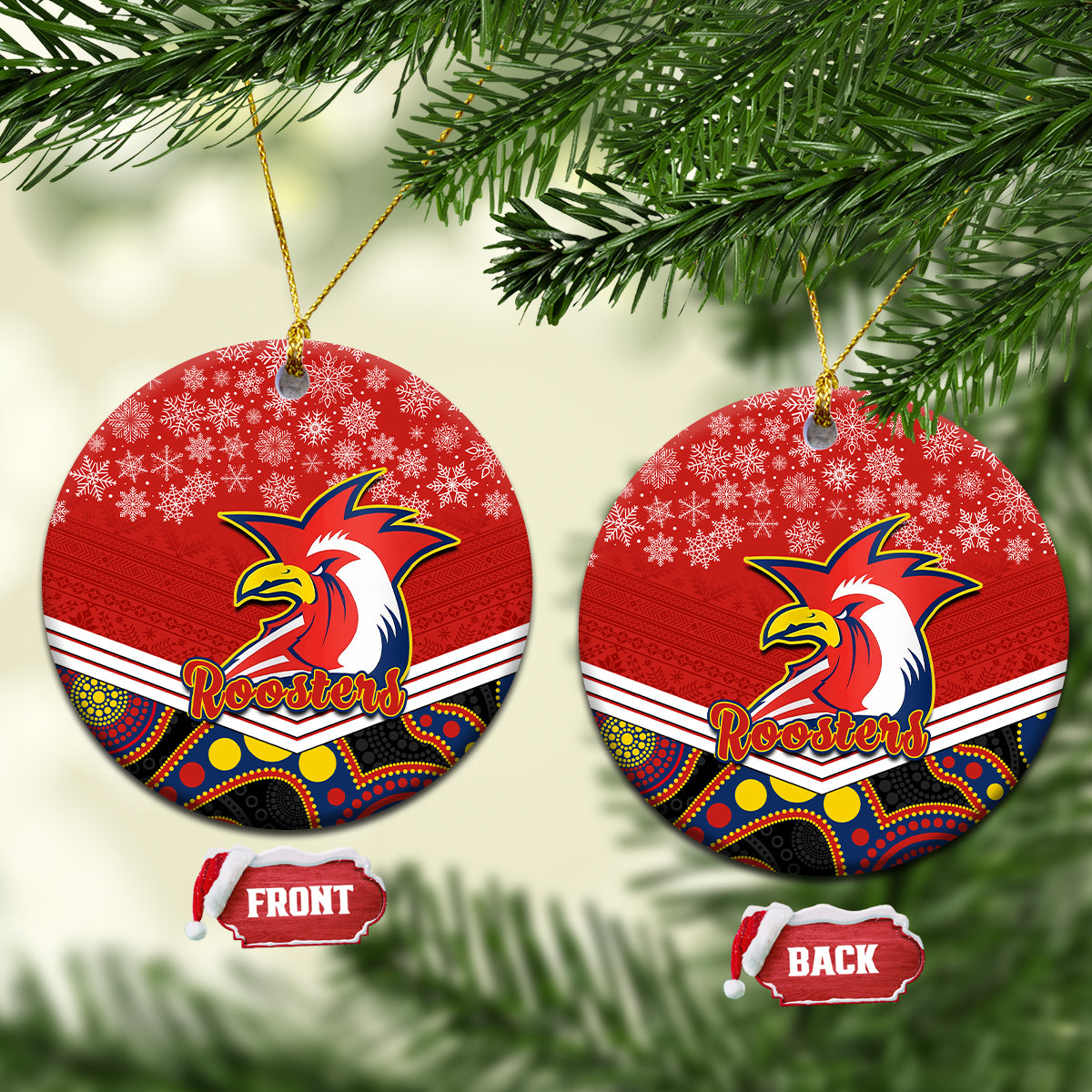 roosters-rugby-christmas-ceramic-ornament-merry-xmas-2023-mix-aboriginal-art
