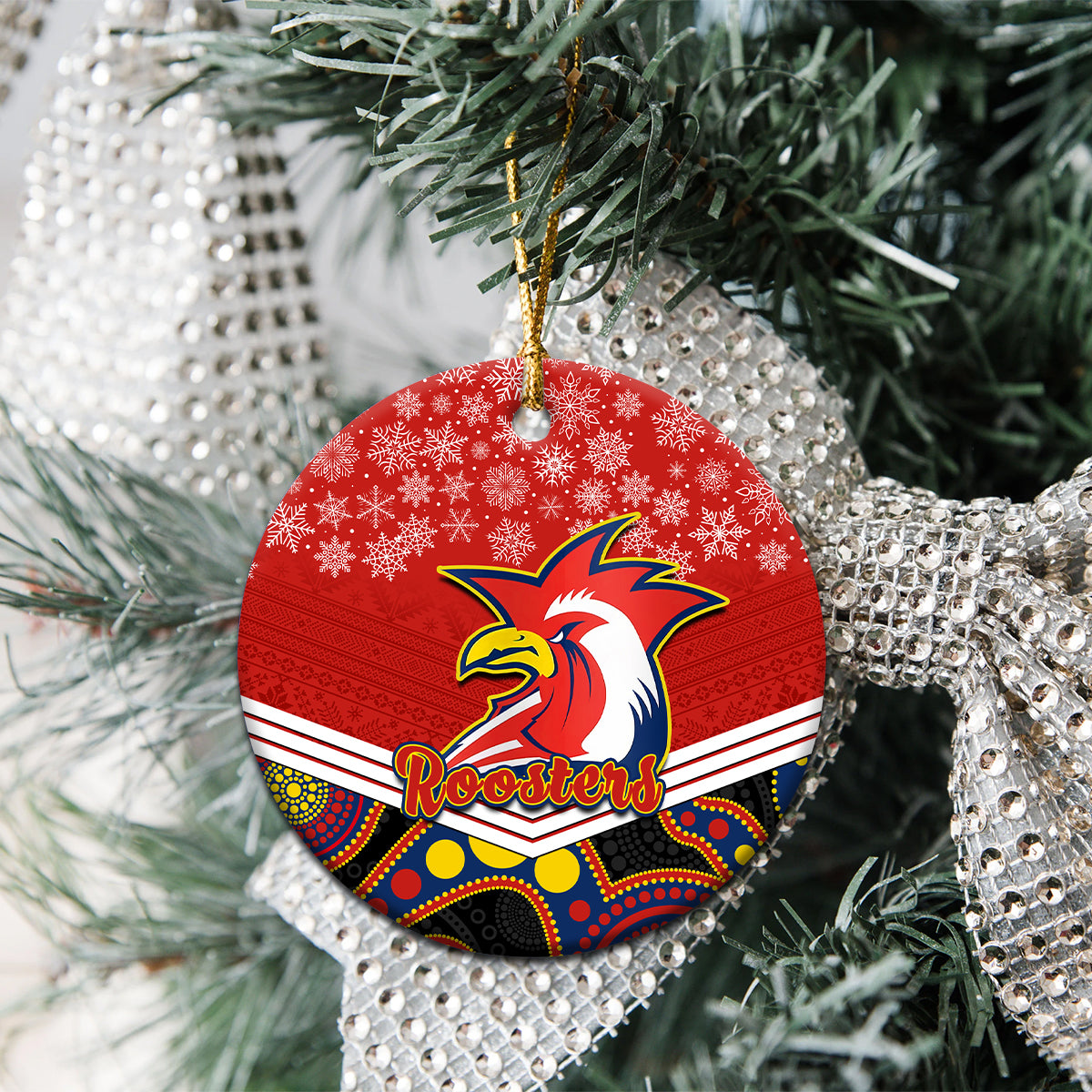 roosters-rugby-christmas-ceramic-ornament-merry-xmas-2023-mix-aboriginal-art