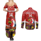 custom-roosters-rugby-christmas-couples-matching-summer-maxi-dress-and-long-sleeve-button-shirt-merry-xmas-2023-mix-aboriginal-art