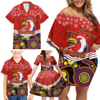 custom-roosters-rugby-christmas-family-matching-off-shoulder-short-dress-and-hawaiian-shirt-merry-xmas-2023-mix-aboriginal-art