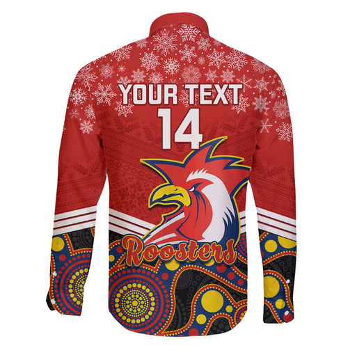 custom-roosters-rugby-christmas-family-matching-summer-maxi-dress-and-hawaiian-shirt-merry-xmas-2023-mix-aboriginal-art