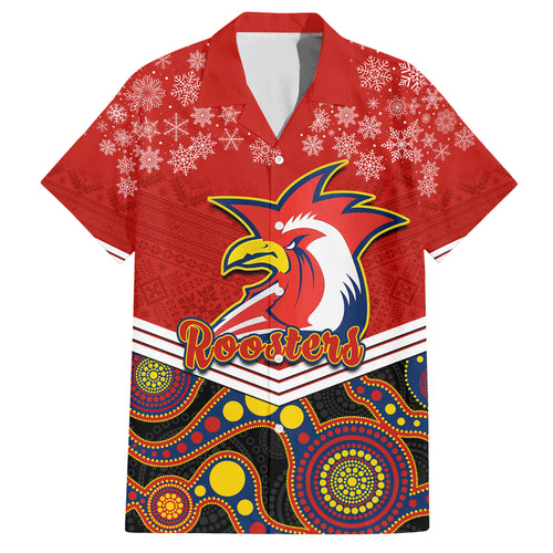 custom-roosters-rugby-christmas-hawaiian-shirt-merry-xmas-2023-mix-aboriginal-art