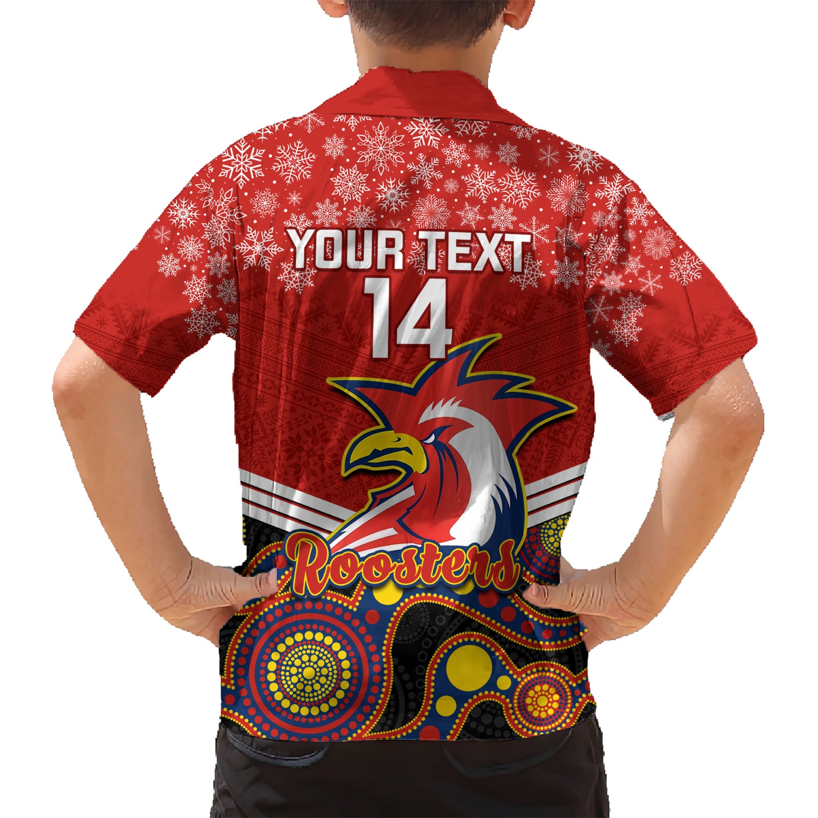 custom-roosters-rugby-christmas-hawaiian-shirt-merry-xmas-2023-mix-aboriginal-art