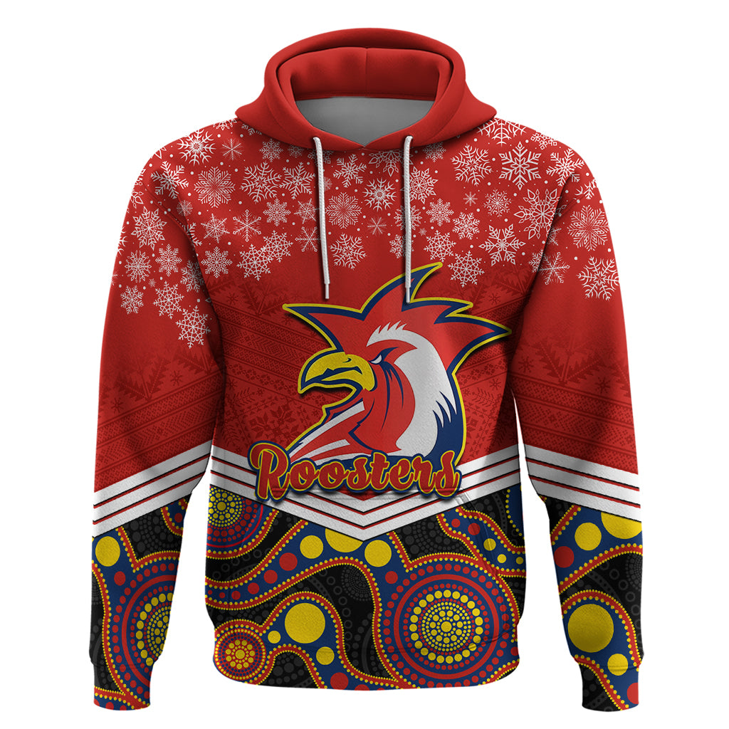 custom-roosters-rugby-christmas-hoodie-merry-xmas-2023-mix-aboriginal-art