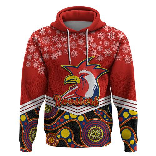 custom-roosters-rugby-christmas-hoodie-merry-xmas-2023-mix-aboriginal-art