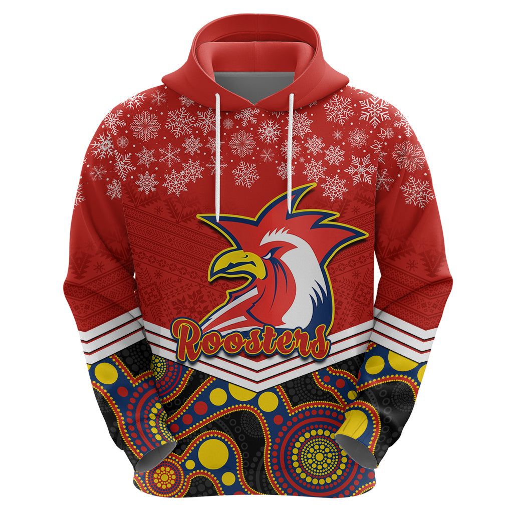custom-roosters-rugby-christmas-hoodie-merry-xmas-2023-mix-aboriginal-art
