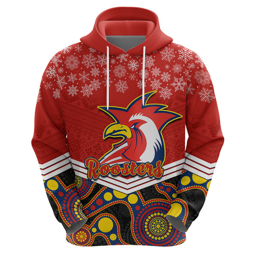 custom-roosters-rugby-christmas-hoodie-merry-xmas-2023-mix-aboriginal-art