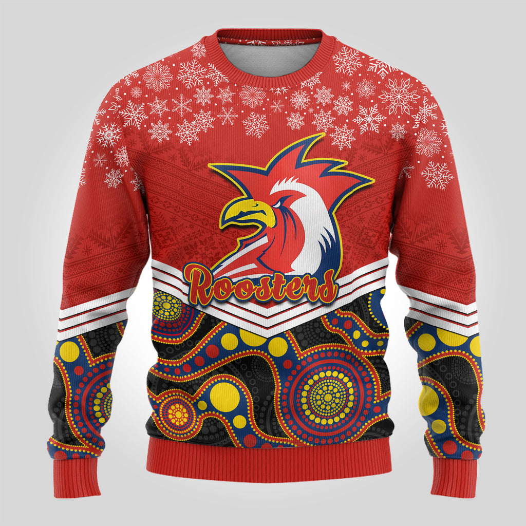 custom-roosters-rugby-christmas-ugly-christmas-sweater-merry-xmas-2023-mix-aboriginal-art