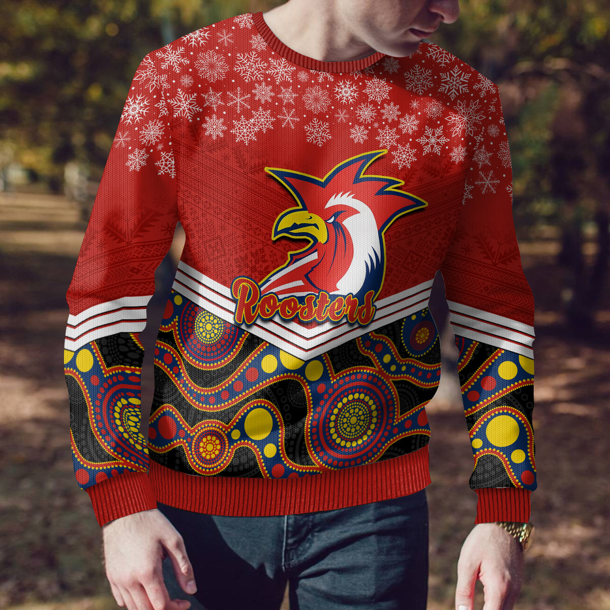 custom-roosters-rugby-christmas-ugly-christmas-sweater-merry-xmas-2023-mix-aboriginal-art