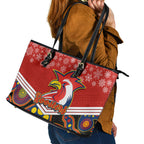 custom-roosters-rugby-christmas-leather-tote-bag-merry-xmas-2023-mix-aboriginal-art