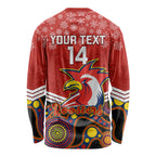 custom-roosters-rugby-christmas-long-sleeve-shirt-merry-xmas-2023-mix-aboriginal-art