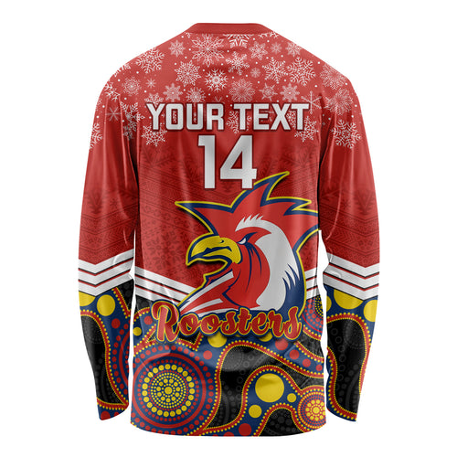 custom-roosters-rugby-christmas-long-sleeve-shirt-merry-xmas-2023-mix-aboriginal-art