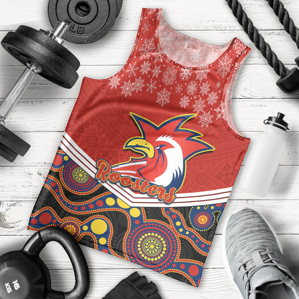 custom-roosters-rugby-christmas-men-tank-top-merry-xmas-2023-mix-aboriginal-art