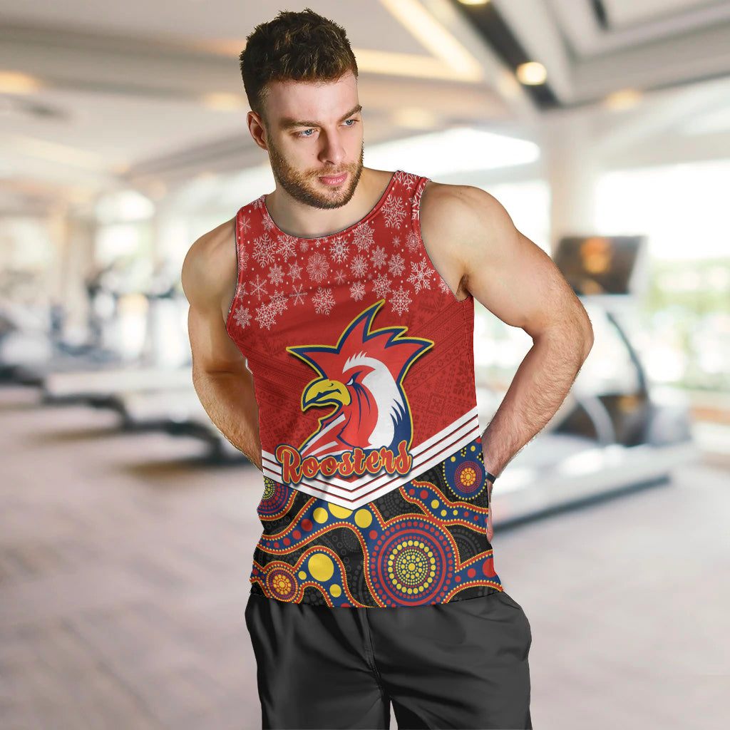 custom-roosters-rugby-christmas-men-tank-top-merry-xmas-2023-mix-aboriginal-art